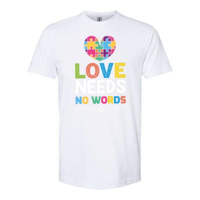 Love Needs No Words Softstyle CVC T-Shirt