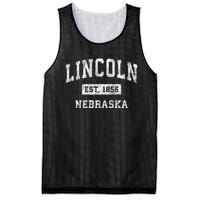 Lincoln Nebraska Ne Vintage Established Sports Mesh Reversible Basketball Jersey Tank