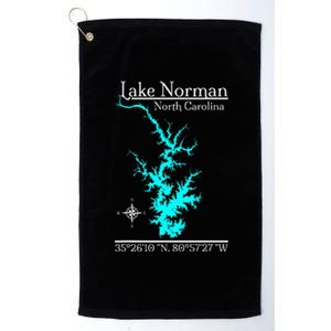 Lake Norman North Carolina Platinum Collection Golf Towel