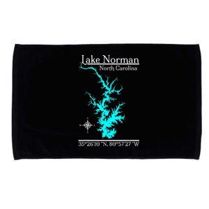 Lake Norman North Carolina Microfiber Hand Towel