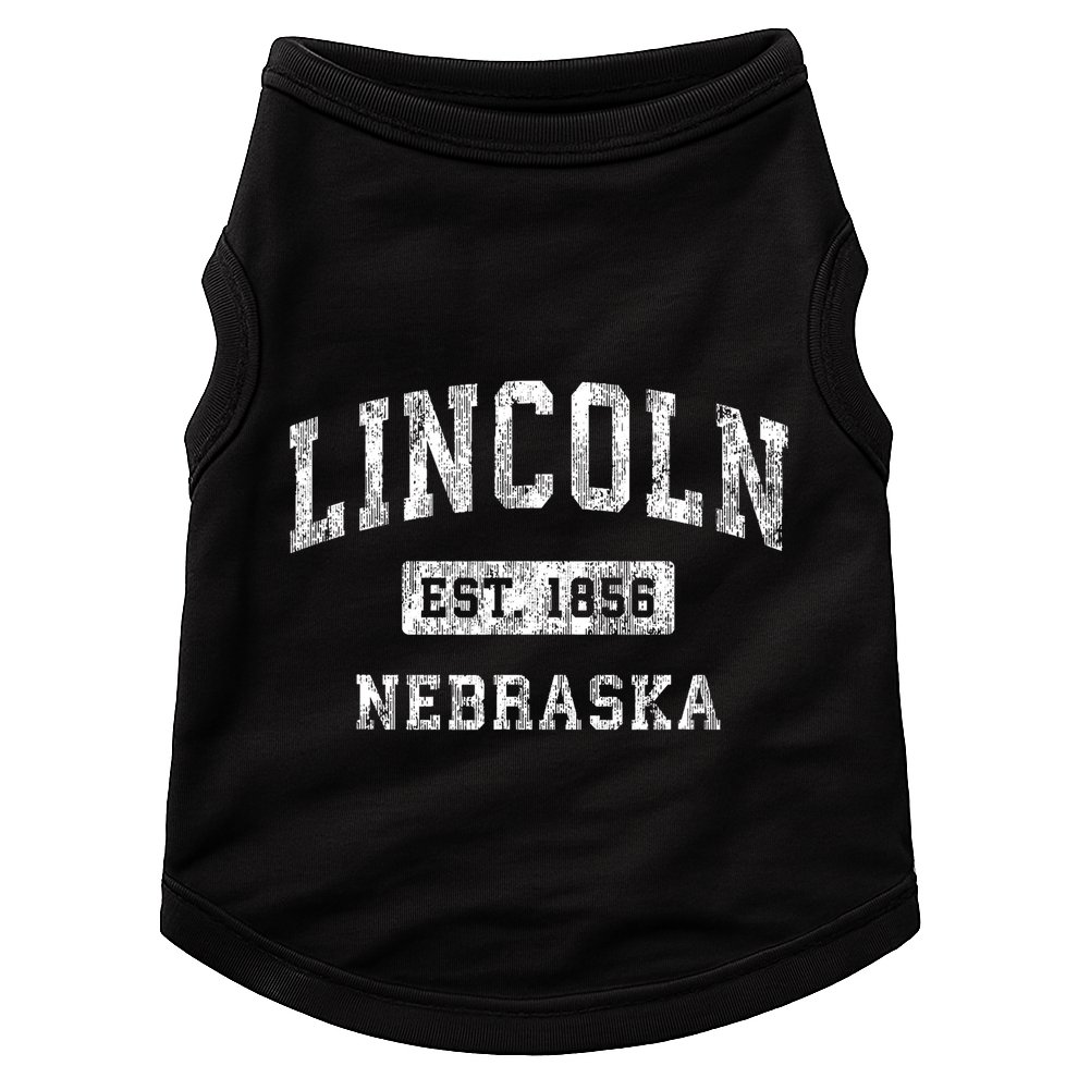 Lincoln Nebraska Ne Vintage Established Sports Doggie Tank