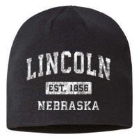 Lincoln Nebraska Ne Vintage Established Sports Sustainable Beanie