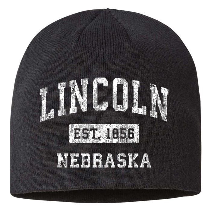 Lincoln Nebraska Ne Vintage Established Sports Sustainable Beanie