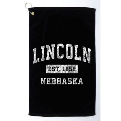 Lincoln Nebraska Ne Vintage Established Sports Golf Towel