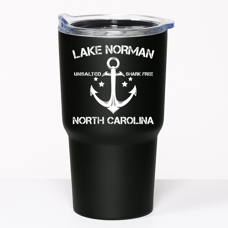 Lake Norman North Carolina Funny Fishing Camping Summer Gift Great Gift Tumbler