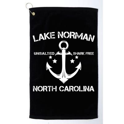 Lake Norman North Carolina Funny Fishing Camping Summer Gift Great Gift Golf Towel