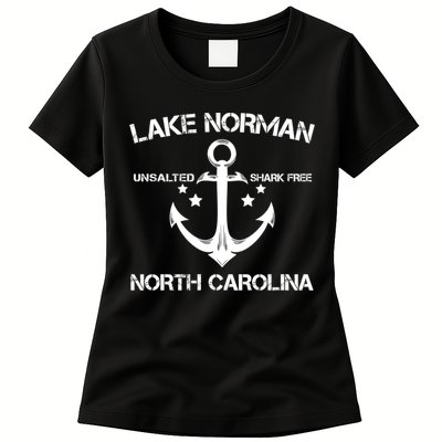 Lake Norman North Carolina Funny Fishing Camping Summer Gift Great Gift Womens T-Shirt