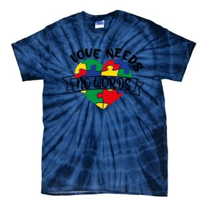 Love Needs No Words Tie-Dye T-Shirt