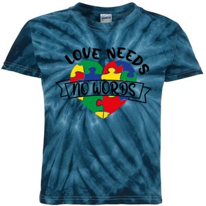 Love Needs No Words Kids Tie-Dye T-Shirt