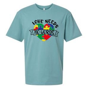 Love Needs No Words Sueded Cloud Jersey T-Shirt