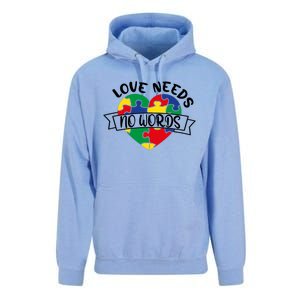 Love Needs No Words Unisex Surf Hoodie