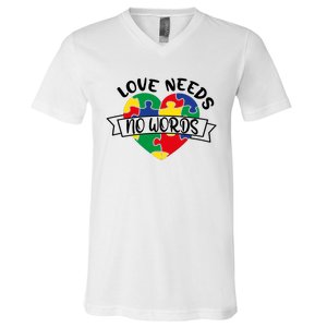 Love Needs No Words V-Neck T-Shirt