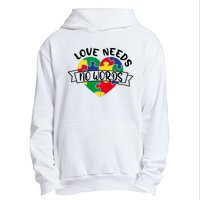 Love Needs No Words Urban Pullover Hoodie