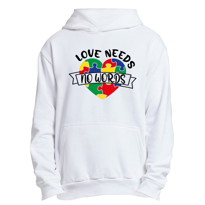 Love Needs No Words Urban Pullover Hoodie