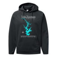 Lake Norman North Carolina Performance Fleece Hoodie