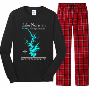 Lake Norman North Carolina Long Sleeve Pajama Set