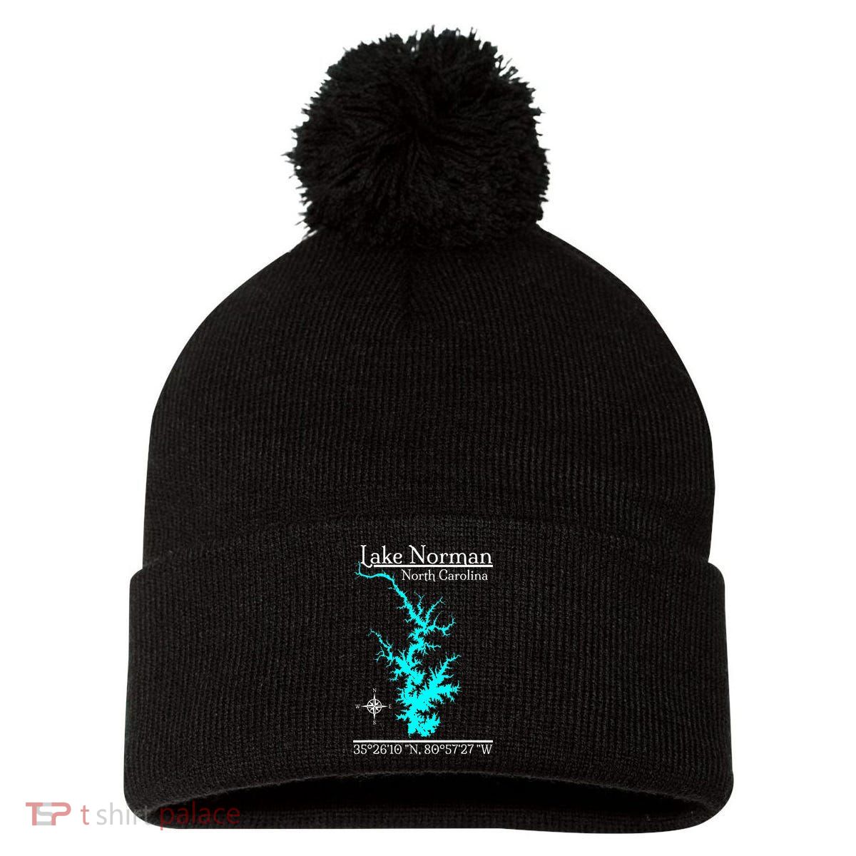 Lake Norman North Carolina Pom Pom 12in Knit Beanie