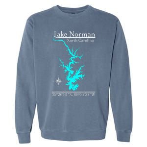 Lake Norman North Carolina Garment-Dyed Sweatshirt