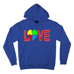 Love Needs No Words Autism Awareness Cute Gift Hoodie