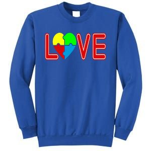 Love Needs No Words Autism Awareness Cute Gift Sweatshirt