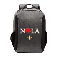 Love Nola New Orleans Fleur De Lis Heart Nola Vector Backpack
