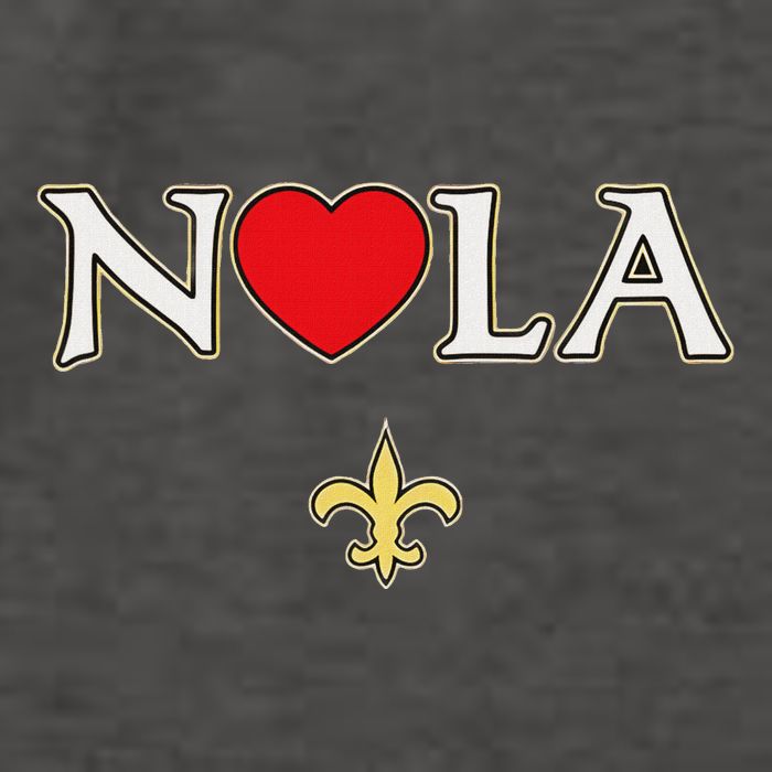 Love Nola New Orleans Fleur De Lis Heart Nola Vector Backpack