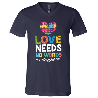 Love Needs No Words V-Neck T-Shirt