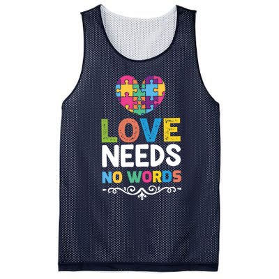 Love Needs No Words Mesh Reversible Basketball Jersey Tank