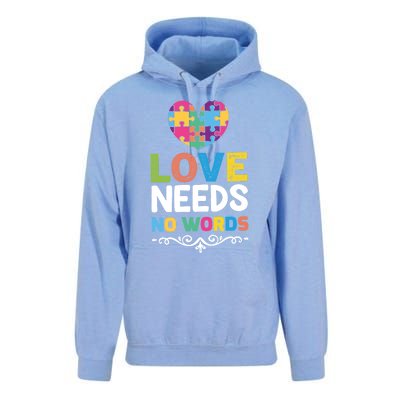 Love Needs No Words Unisex Surf Hoodie