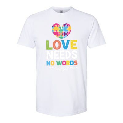 Love Needs No Words Softstyle® CVC T-Shirt