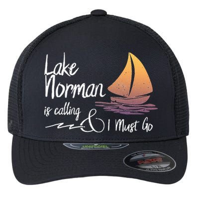 Lake Norman North Carolina Lake Is Calling Flexfit Unipanel Trucker Cap