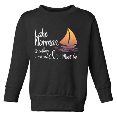 Lake Norman North Carolina Lake Is Calling Toddler Sweatshirt