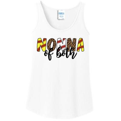 Leopard Nonna Of Both Baseball Softball Grandma Mother's Day Ladies Essential Tank