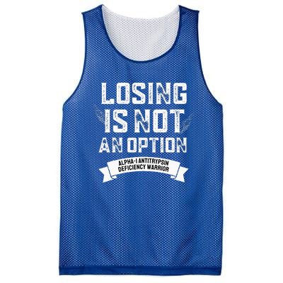 Losing Not Option Alpha1 Antitrypsin Deficiency Mesh Reversible Basketball Jersey Tank