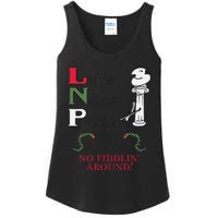 Little NeroS Pizza No Around Vintage Printed Graphic Ladies Essential Tank