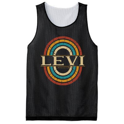 Levi Name Personalized Vintage Appreciation Mesh Reversible Basketball Jersey Tank