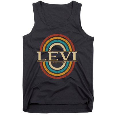 Levi Name Personalized Vintage Appreciation Tank Top