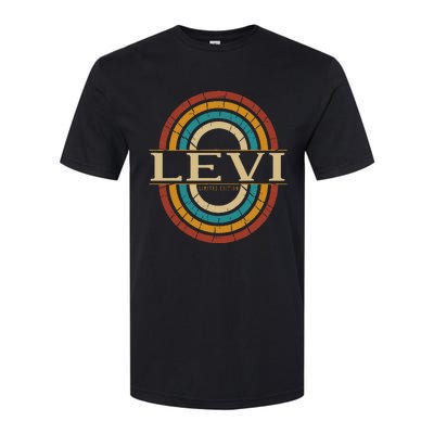 Levi Name Personalized Vintage Appreciation Softstyle CVC T-Shirt