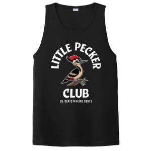 Little Nature Pecker Club Funny Woodpecker PosiCharge Competitor Tank