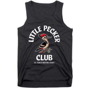 Little Nature Pecker Club Funny Woodpecker Tank Top