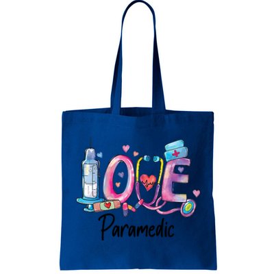 Love Nurse Paramedic Gift Tote Bag