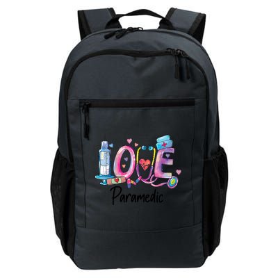 Love Nurse Paramedic Gift Daily Commute Backpack