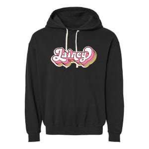 Lainey Name Personalized First Name Surname Garment-Dyed Fleece Hoodie