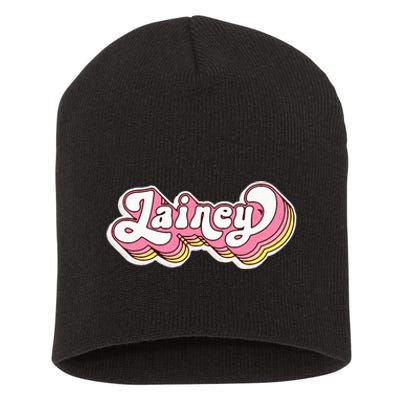 Lainey Name Personalized First Name Surname Short Acrylic Beanie