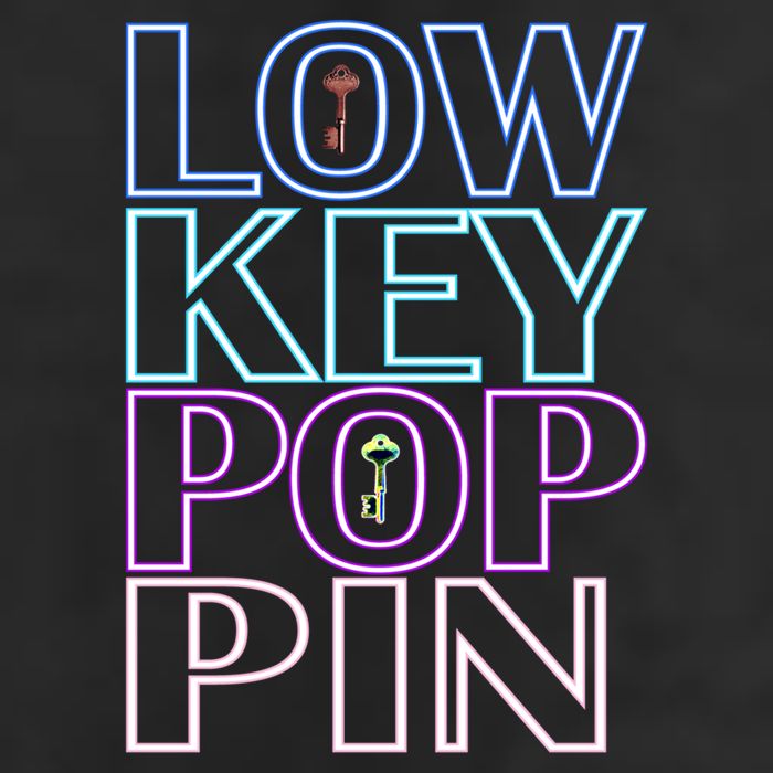Lowkey Neon Poppin Gift 7 Panel Mesh Trucker Snapback Hat