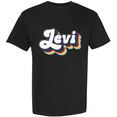 Levi Name Personalized Surname First Name Levi Garment-Dyed Heavyweight T-Shirt