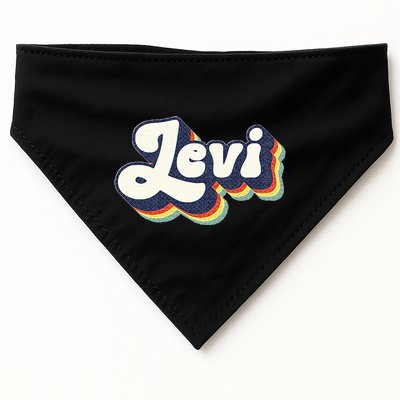 Levi Name Personalized Surname First Name Levi USA-Made Doggie Bandana