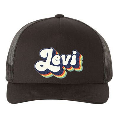 Levi Name Personalized Surname First Name Levi Yupoong Adult 5-Panel Trucker Hat