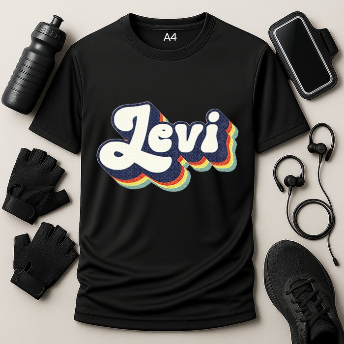 Levi Name Personalized Surname First Name Levi Performance Shirt