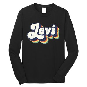 Levi Name Personalized Surname First Name Levi Long Sleeve Shirt